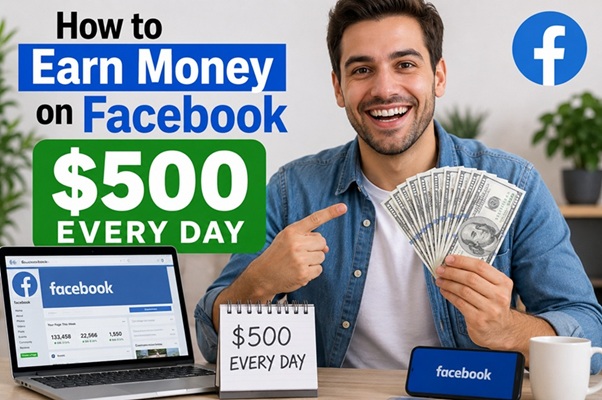 How to Earn Money on Facebook $500 Every Day