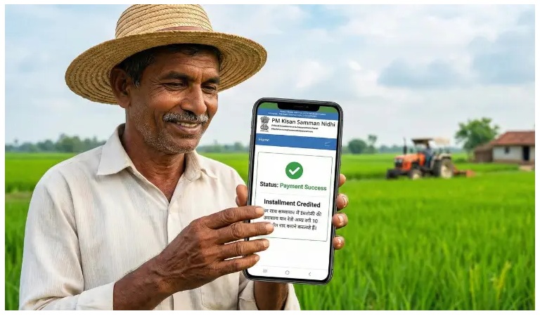PM Kisan status check aadhaar card