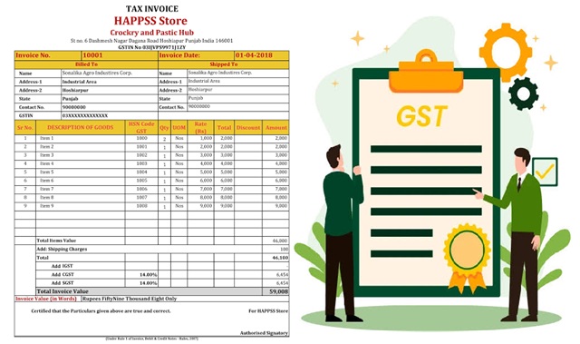 GST Bill Format